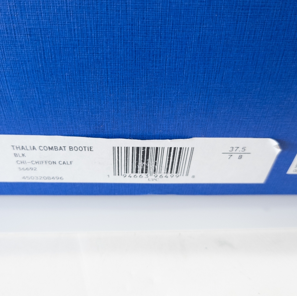 Stuart Weitzman Thalia Combat Boots Black -7 - Picture 5 of 5